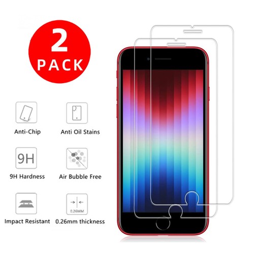 2pack tempered glass screen - glass,